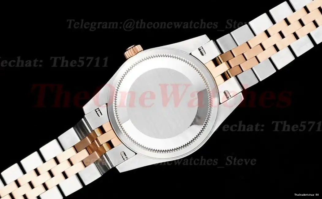 Jubilee Dia JDF White Flower Datejust A2824 SS RG 31mm 0609